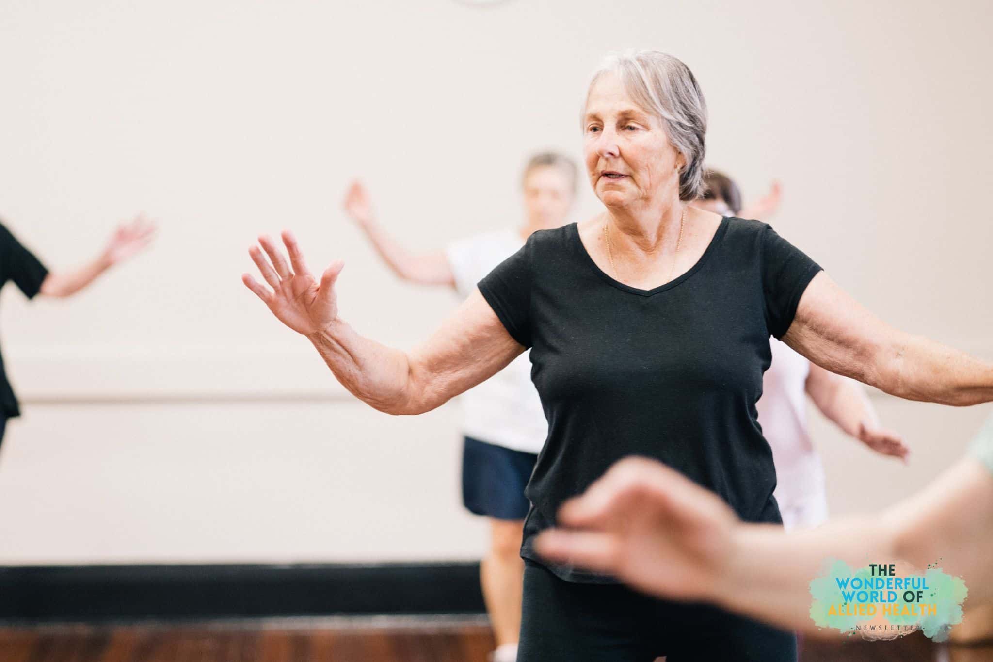 Sign up for The Wonderful World of Allied Health Newsletter on how Dance Therapy rehabilitates adults with Mild Cognitive Impairment